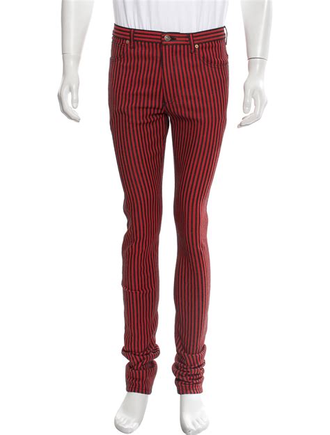 gucci jeans red stripe|Gucci female jeans.